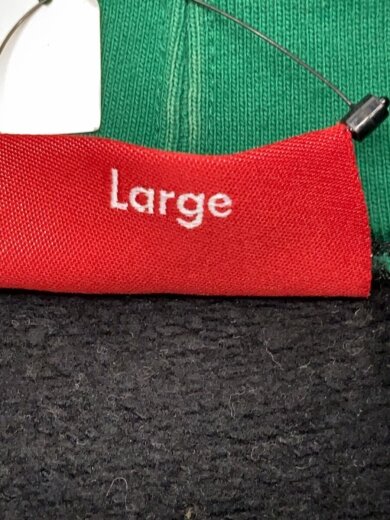 商品画像：19AW/SPREAD LOGO HOODED SWEATSHIRT/パーカー/L/コットン/BLK 4