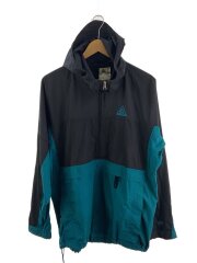 90s/小文字acg/アノラックパーカー/ジャケット/M/ポリエステル/グリーン/S6-06-10-TSP