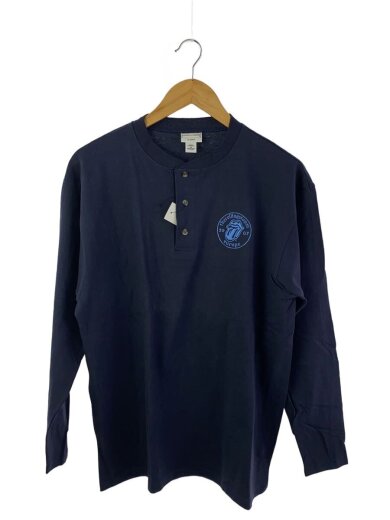 商品画像：THE ROLLINGSTONES/2007/ヘンリーネックカットソー/M/コットン/ネイビー 1