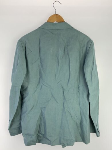 商品画像：4ボタン ダブルジャケット/テーラードジャケット/48/リネン/GRN/無地/1177-699-2779 2