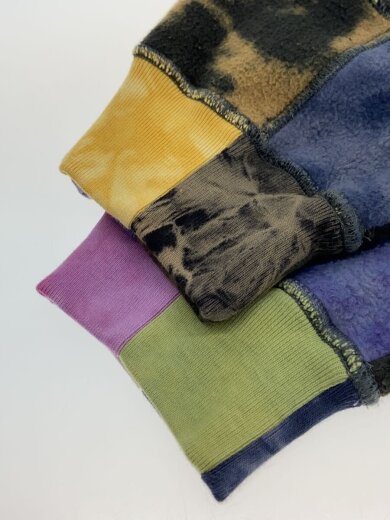 商品画像：19SS/Patchwork Tie Dye Hooded Sweatshirt/パーカー/L/コットン/マルチカラー 6