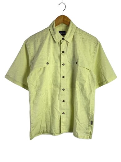 商品画像：半袖シャツ/S/ポリエステル/GRN/チェック/52169SP12 1
