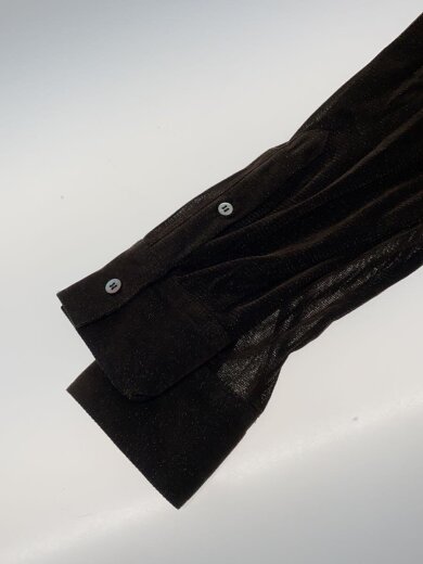 商品画像：PIPING SPARKLY VELOUR SHIRT/0/ポリエステル/BRW/024005002006000003 5