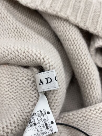 商品画像：ウールカシミヤニット/ニット・セーター(薄手)/38/ウール/BEG/531-0270102 3