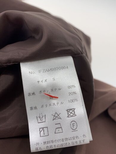 商品画像：ジャケット/S/ポリエステル/BRW 4