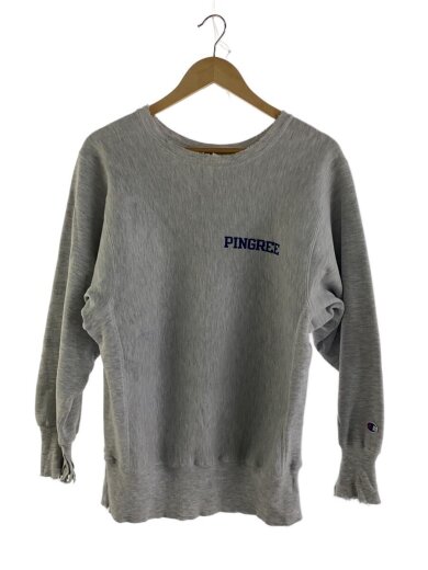 商品画像：90s/リバースウィーブ/刺繍タグ/スウェット/M/コットン/GRY/プリント// 1