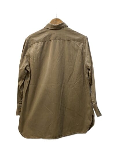 商品画像：マチ付き/オフィサーシャツ/チノ/長袖シャツ/--/コットン/BEG// 2