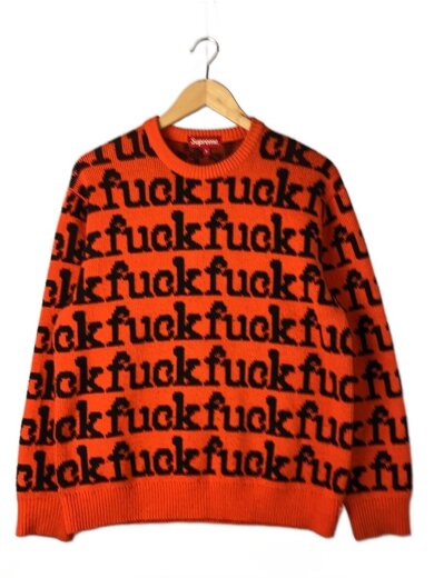 商品画像：22FW/fuck SWEATER/ニット・セーター(薄手)/S/アクリル/ORN/総柄/22AW// 1