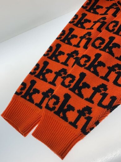 商品画像：22FW/fuck SWEATER/ニット・セーター(薄手)/S/アクリル/ORN/総柄/22AW// 5