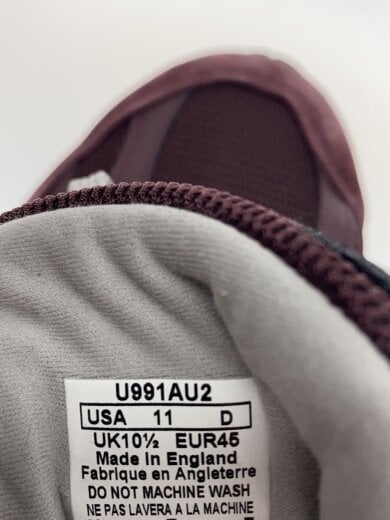 商品画像：991V2/MADE IN ENGLAND/イングランド製/US11/BRD/スウェード/U991AU2 5