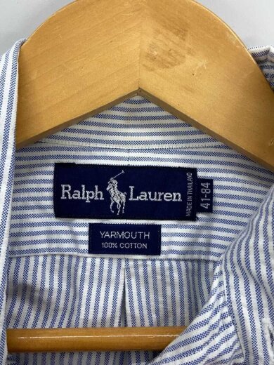 商品画像：YARMOUTH/長袖シャツ/--/コットン/BLU/ストライプ 3