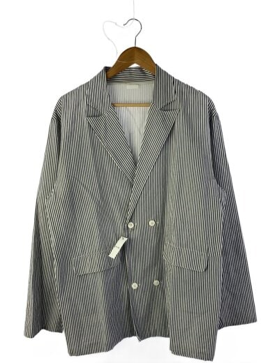 商品画像：テーラードジャケット/48/コットン/NVY/ストライプ/SAU33 JK381 1