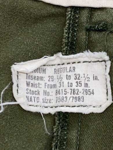 商品画像：M65/70s/SERVALジップ/カーゴパンツ/M/ナイロン/KHK/8415-782-2954// 4