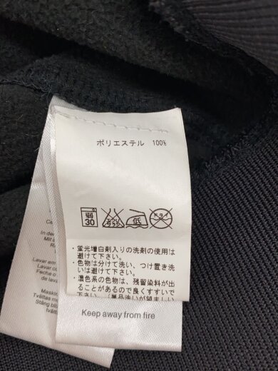 商品画像：ジャージ/S/ポリエステル/BLK 4