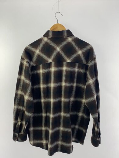 商品画像：STANDARD SHIRT/ネルシャツ/L/コットン/BRW/オンブレCK/Rafu001-23-01// 2