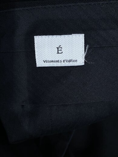 商品画像：25AW/E. Carreyle パンツ/スラックスパンツ/46/ウール/BLK/25030300091030 4