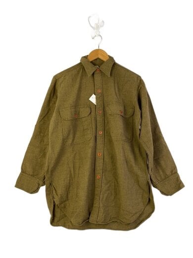 商品画像：40s/マスタード/長袖シャツ/--/--/KHK 1