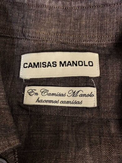 商品画像：CAMISAS MANOLO/長袖シャツ/46/リネン/BRW 3