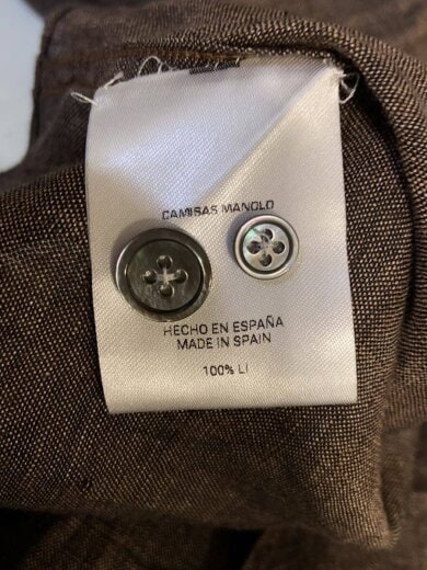 商品画像：CAMISAS MANOLO/長袖シャツ/46/リネン/BRW 5