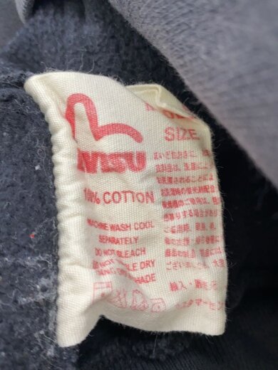 商品画像：カモメ/バックプリント/ジップパーカー/38/コットン/BLK 5