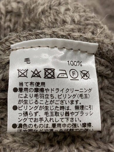 商品画像：BRITISH WOOL NATURALLY/英国製/ニットベスト(厚手)/M/ウール/KHK// 4
