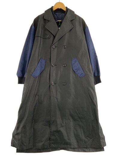 商品画像：コート/1/コットン/BLK/無地/B1514RFC006 1