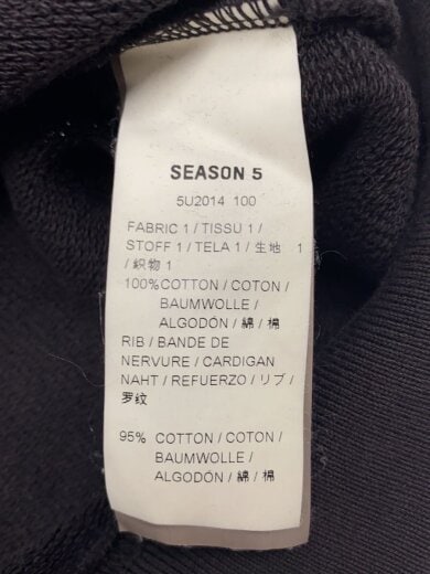 商品画像：SEASON5/Calabasas/スウェット/M/コットン/BLK/5U2014// 4