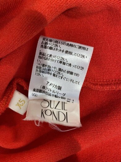 商品画像：SUZIE KONDI/Tシャツ/XS/コットン/RED/4110900641// 6