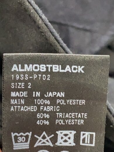 商品画像：ボトム/2/ポリエステル/BLK/19SS-PT02 5