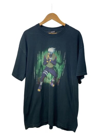 商品画像：NARUTO/カカシ/00s/Tシャツ/XL/コットン/BLK/プリント// 1