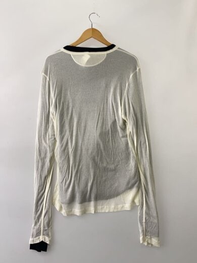 商品画像：T-SQUAR/長袖Tシャツ/XL/コットン/WHT/A05566// 2