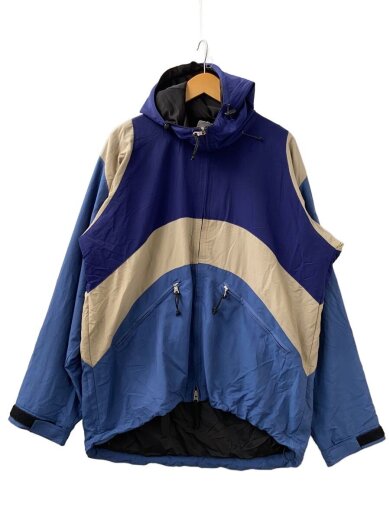 商品画像：90s～00s/ADVANCE/フード/ナイロンジャケット/L/ナイロン/BLU// 1