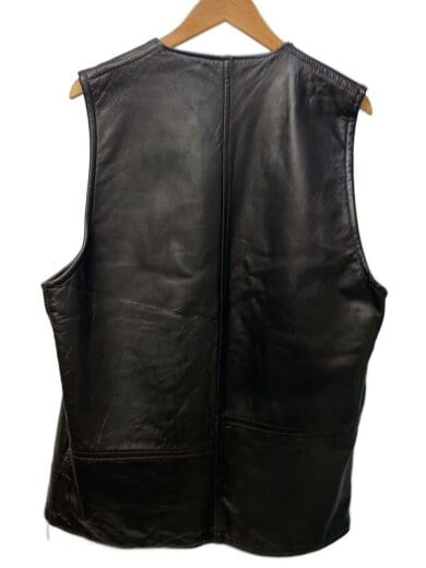 商品画像：ARTHER MILLER/ジャーキンベスト/イングランド製/40/レザー/BLK// 2