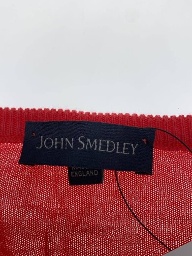 商品画像：イングランド製/Vネック/ニット・セーター(薄手)/S/コットン/RED/無地// 3