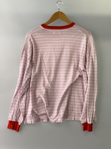 商品画像：WIDE TWIST L/S BORDER/長袖Tシャツ/1/コットン/PNK/ボーダー/R23SCHD25// 2