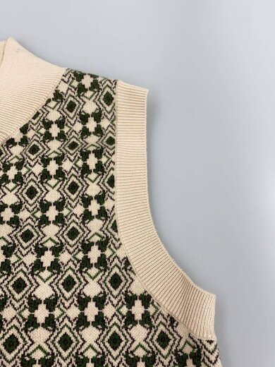 商品画像：ベスト/FREE/レーヨン/GRN/02310160470 5