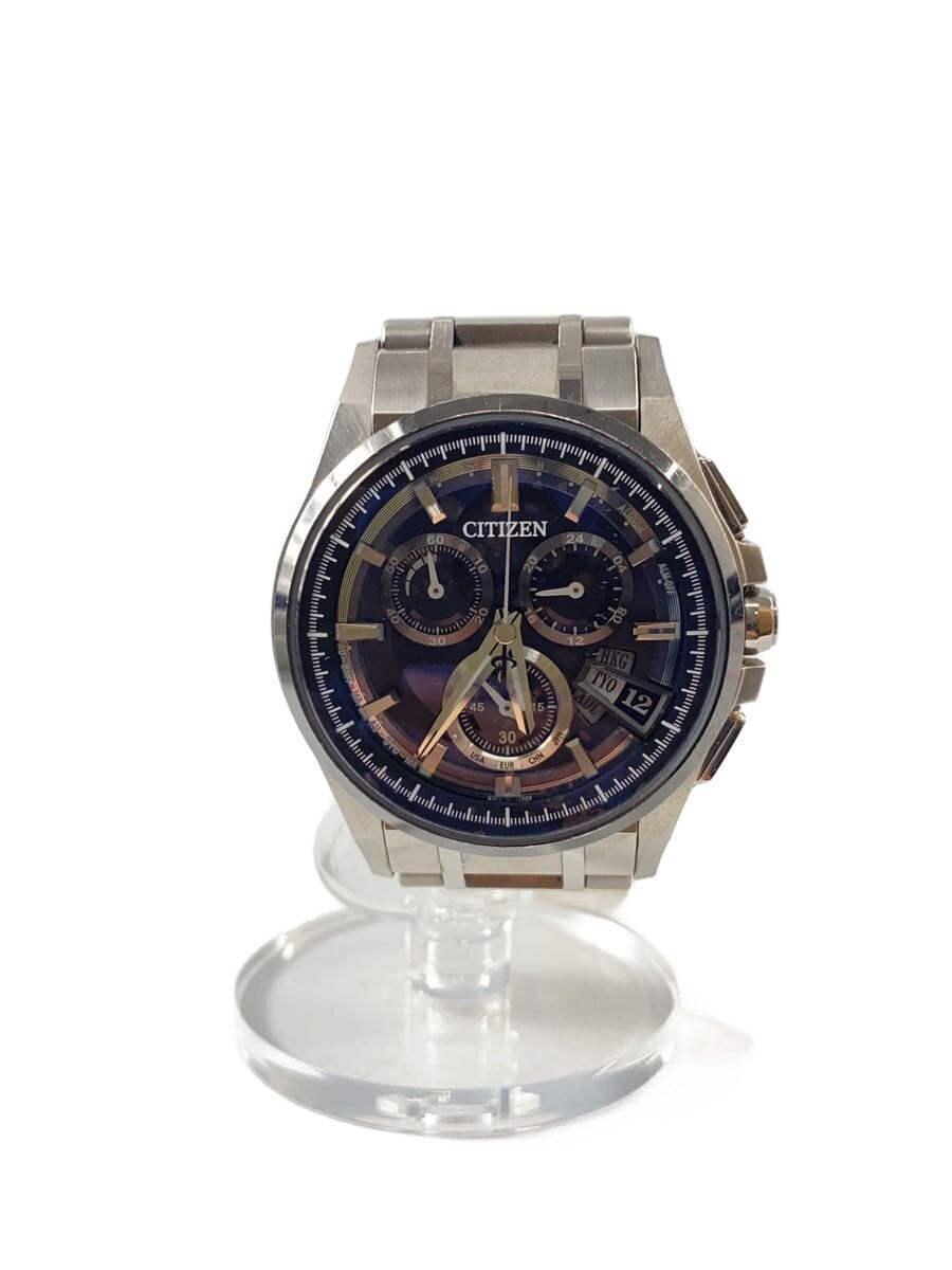 CITIZEN / クォーツ腕時計/アナログ/--/BLK/SLV/H610-T018912