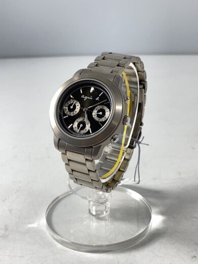 商品画像：クォーツ腕時計/アナログ/チタン/GRY/SLV/V654-6110 2