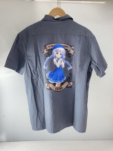 商品画像：半袖シャツ/XL/コットン/GRY/プリント 2