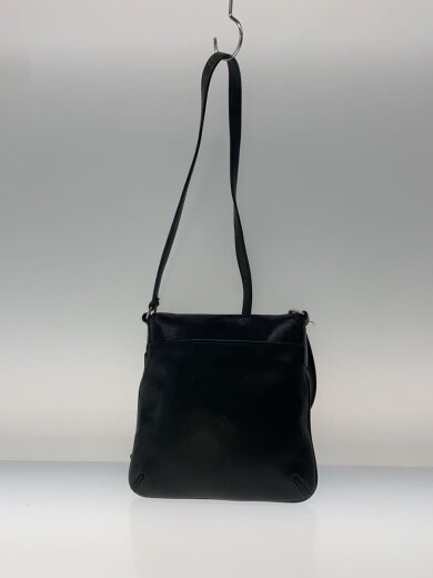商品画像：ショルダーバッグ/レザー/BLK/無地/9592 3