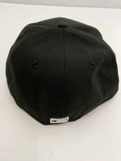 商品画像：キャップ/7 3/8/ポリエステル/BLK/無地/メンズ 3