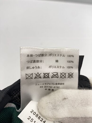 商品画像：キャップ/7 1/4/ポリエステル/GRN/無地/メンズ 6