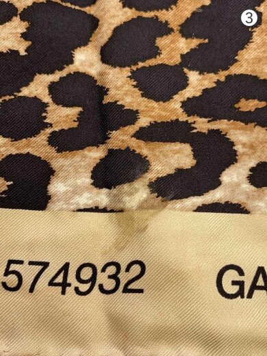 商品画像：スカーフ/シルク/BRW/レオパード/レディース 5