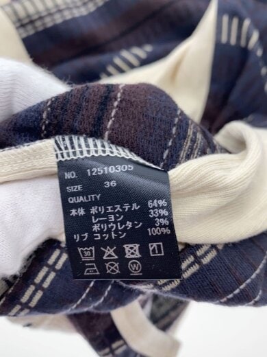 商品画像：25SS/Jacquard Border Dress/36/ポリエステル/12510305// 4