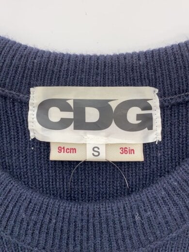 商品画像：ニット・セーター(厚手)/S/アクリル/NVY/SZ-N001 3