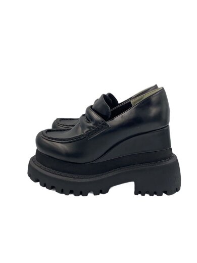 商品画像：ローファー/M/BLK/フェイクレザー/MW5474_75440250 1