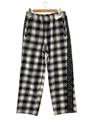 商品画像：EMBROIDERY ORIGINAL CHECK PANTS/XL/コットン/ブラック/チェック/FS1666// 1