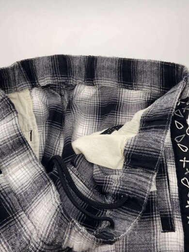 商品画像：EMBROIDERY ORIGINAL CHECK PANTS/XL/コットン/ブラック/チェック/FS1666// 3