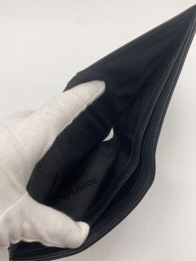 商品画像：2つ折り財布/レザー/BLK/メンズ/Y4R168 6