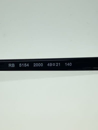 商品画像：サングラス/--/プラスチック/BLK/GRY/メンズ/RB5154 5